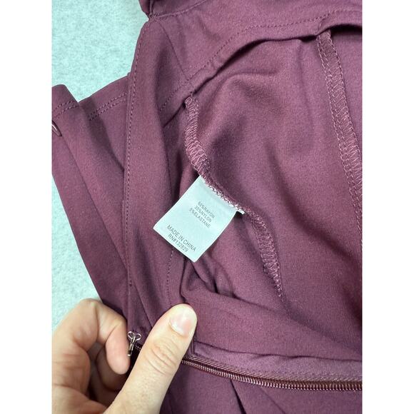 Lovers + Friends Womens Size XS Tanya Jumpsuit Midnight Burgundy NWT - Picture 4 of 11